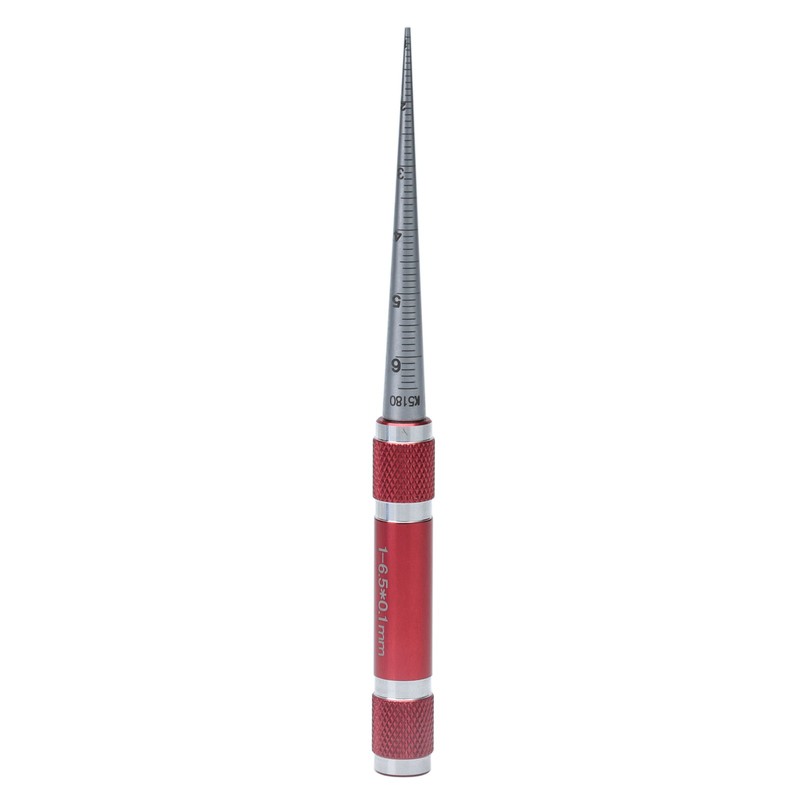 Aperture Gauge Tapered Hole Ruler Stainless Steel Inner Hole Diameter