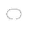 Croydex AK142122 Shower Curtain C-Rings, Pack of 12, White, 17.5