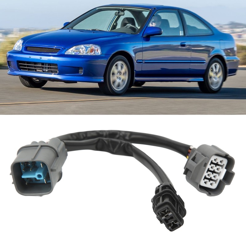 9Pin Distributor Jumper Harness OBD1 to OBD2 Engine Harness Replacement