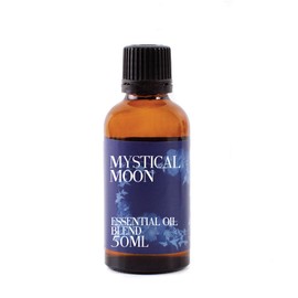 Mystix London | Mystical Moon | Spiritual Pure & Natural Essential Oil Blend 50ml - For Diffusers, Aromatherapy & Massage Blends | Perfect as a Gift | Vegan, GMO Free