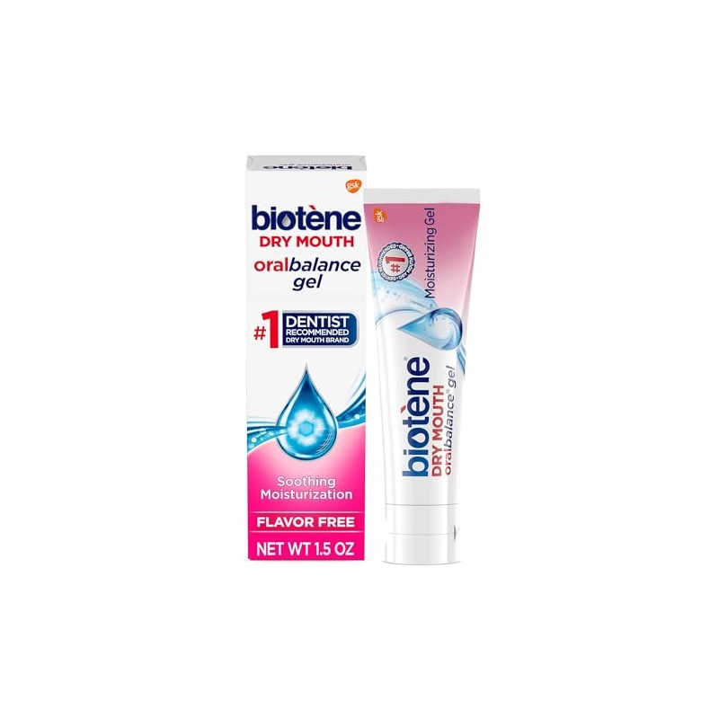 3 Pack Biotene Oral Balance Dry Mouth Moisturizing Gel 1.5