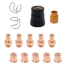 T2OL 14PCS Plasma Cutting Consumables Kit for Versa Cut 60 CB70 Torch, 1.2mm Tip with Electrodes Tips Nozzle Springs for Metal Fabrication Auto Repair DIY