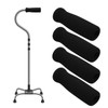 Ptwola 4PCS Foam Cane Grip Replacement Thick Cushioned Grip Offset