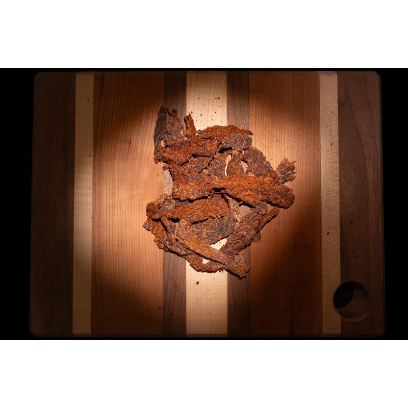 Woodsman's Reserve Chile lime brisket beef jerky.