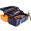 16-Inch Three-Layer Plastic Storage Box/Tool Box/Sewing Box Organizer, Multipurpose Organizer