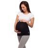 Be Mammy Maternity Belly Band 04 2 Pack (Black +