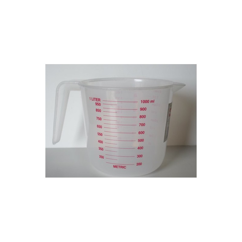 1 Liter / 4 Cup Measuring Cup Plastic