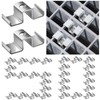 MorningRo 50 Pcs Grating Clip Saddle Clip Galvanized Carbon Steel