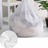 1 Pcs Drawstring Mesh Laundry Bag Durable Fine Mesh Washing