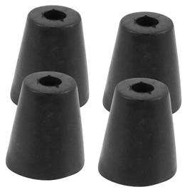 Vaguelly 4pcs Speaker Rubber Feet Pads Absorbers for Amplifier Tables and Speaker Cabinets Protects Hardwood Floors from Damage Compact and Portable Design