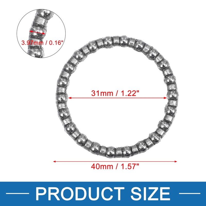 A ABSOPRO Bicycle Ball Bearing Cage Crank Bearing 3.97mm x