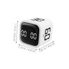 MAGICLULU Portable Digital Cube Timer for Study Cooking and Baking