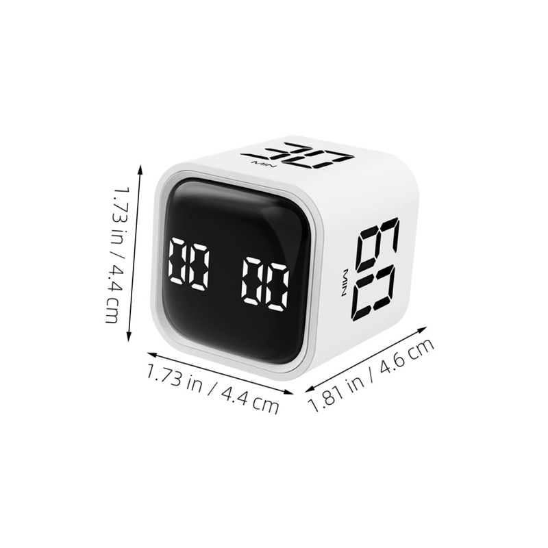 MAGICLULU Portable Digital Cube Timer for Study Cooking and Baking