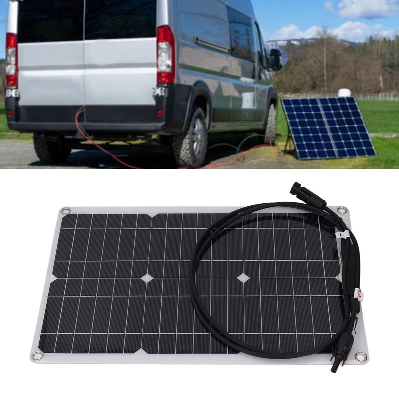Flexible Solar Panel, 20W Portable Solar Panel with Overload Guard
