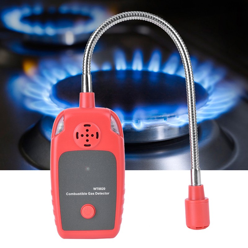 WT8820 Portable Combustible Gas Detector Leakage Natural Gas Sensor Alarm