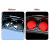 Xotic Tech 4PCS/Set Red Soft Silicone Interior Non-Slip Car Cup