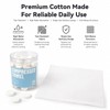 ColdCool Compressed Face Towels, 100 Count Disposable Cotton Coin Tissues