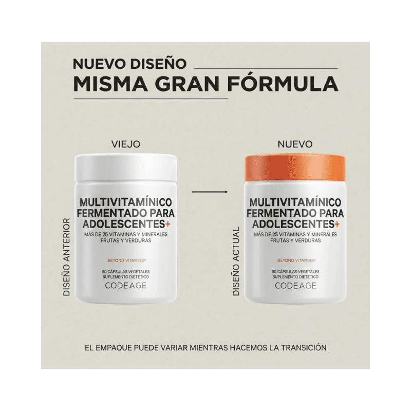 Codeage Suplemento Multivitamínico Diario 60caps