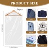 Pack of 24 Long Garment Covers 60 x 150 cm