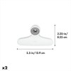 OXO 13173300 Juego Pinzas Plástico para Bolsas, 14 cm, 2