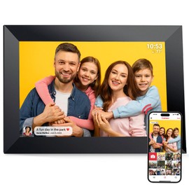 Frameo Digital Picture Frame VESWWE 10.1 IN Digital Photo Frame WiFi 1280x800 IPS Touch Screen 32GB Storage Auto-Rotation Instantly Share Photos and Videos Via the Frameo App