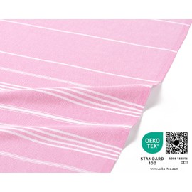 Fit-Flip Hammam towel - Beach towel XXL made from 100% recycled cotton - Quick-drying Turkish hammam beach towels, fouta, pestemal Turkish towels ideal as a Turkish blanket – Rose – 100x200cm Sultan