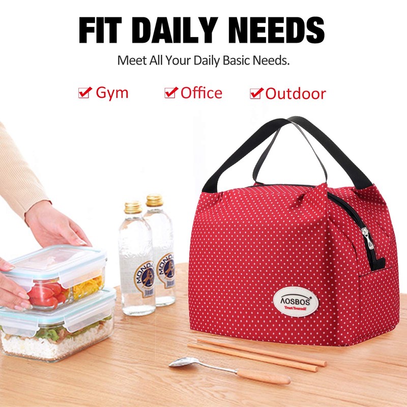 Cool Bag Small Light Insulated Lunch Bag for Work &