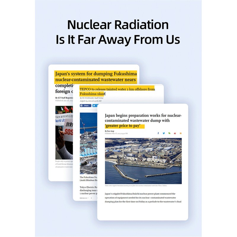 Nuclear Radiation Detector Easy Operation TFT HD Screen Multiple Units