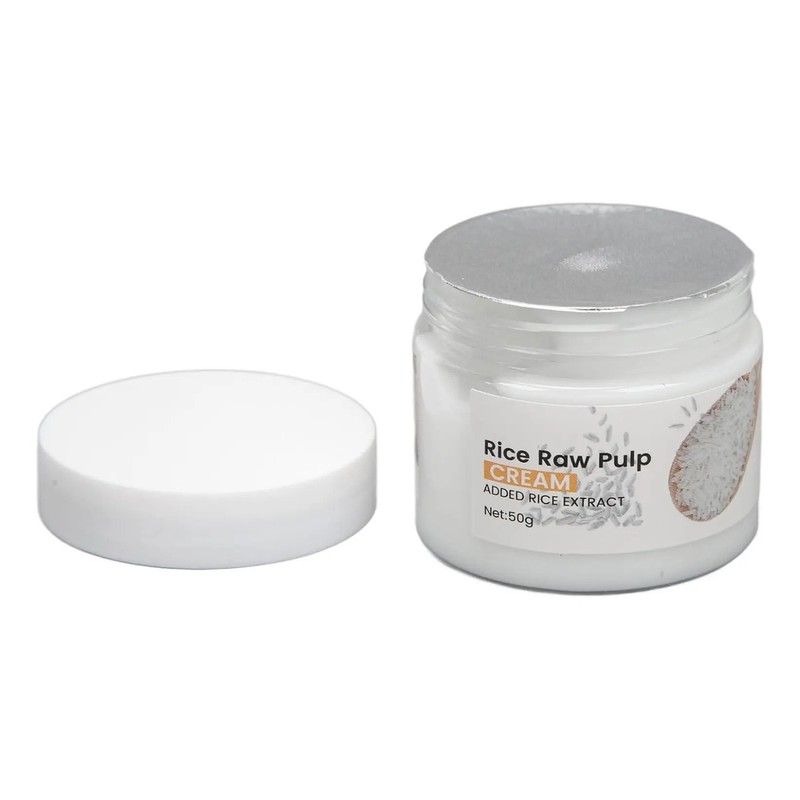 2 Pz Crema Facial Aclarante De Arroz, Hidratante Y Serum