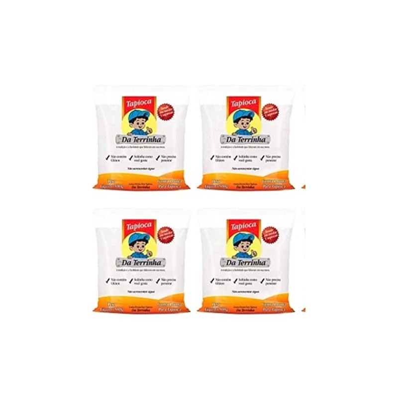 Tapioca Da Terrinha Hidratada - Hydrated Tapioca - 17.64 Oz