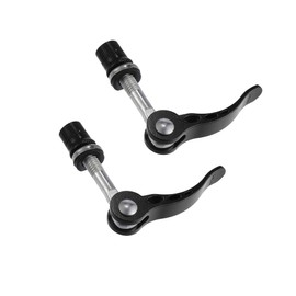 VekAuto 2pcs 8mm Aluminium Alloy Bike Seat Post Quick Release Pin Bolt Black Auto Accessories
