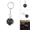Caiqinlen Ball Keychain Compass, Liquid Filled, 28mm, for Hiking, Travel,