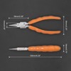 LEONTOOL 6" Chain Nose Stainless Steel Pliers - Eyeglasses Repair