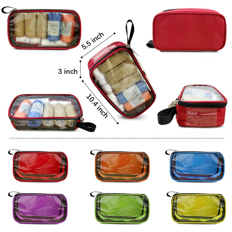 Gatycallaty First Aid Backpack - Medical Evacuation Bag - Red