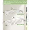 Wall Mounted Clothes Drying Rack 40 inches, Foldable Wall Mount