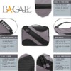 BAGAIL 6 Set Packing Cubes,Travel Luggage Packing Organizers(6Set Dark Grey)