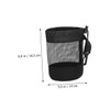 Abaodam Tennis Ball Mesh Pouch Durable Drawstring Storage Bag for