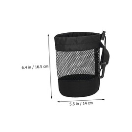 Abaodam Tennis Ball Mesh Pouch Durable Drawstring Storage Bag for Golf Balls Lightweight Nylon Waist Bag with Buckle Design for Easy Carrying and Secure Storage