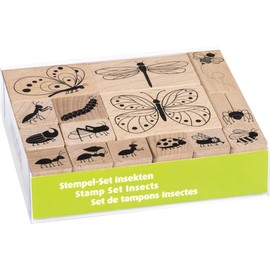 HEYDA Stamp Set "Insects", W/H/D: 120 mm × 30 mm × 100 mm