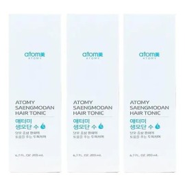 Atomy Fresh Hair Dansu Atomy Liquid 200ml 3pcs Hair Tonic Scalp Care x3SET (LC) (51625417) Basic / 애터미 생모단수 애터미액 200ml 3개 헤어토닉 두피케어 x3SET(LC) (51625417) 기본