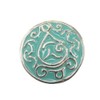 Creative Beads Click-It Button 18 mm Jinn Design, Turquoise