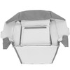 Kojem Driver Bottom Seat Cover Front Synthetic Leather Gray Compatible