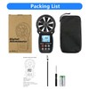 Bluetooth Digital Anemometer, Kethvoz Handheld Wind Speed Meter with Data