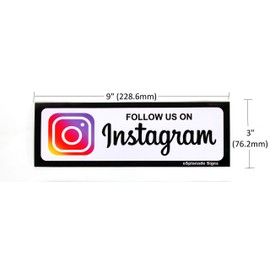 eSplanade インスタグラム、フェイスブック サインステッカー デカール（Instagram と Facebookのセット) - Facebook Instagram Sticker