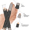 Eye Shadow Stick, Dual-Ended Eyeshadow Eye Brightener Highlighting Pen &