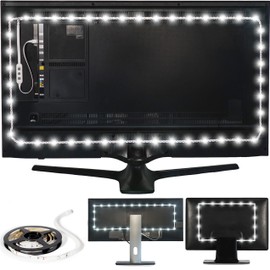 Luminoodle LED TV Backlight - USB Powered LED HDTV Bias Lighting for TV Ambient Lighting - Background Lighting for TV