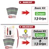 SAPLIZE 13 Golf Grips, Anti-slip Rubber Golf Club Grips, Standard