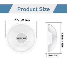 CPJJ 2 Pcs Nipple Shields Breastfeeding Cover Nursing Covers Nipple Shield Nipple Pads Breast-Feeding Nipple Covers Breastfeeding Breast Feeding Cover for Nursing Newborns