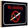 Rauchverbot-Schild | Klassisches Design in Rot und Schwarz für Büros,
