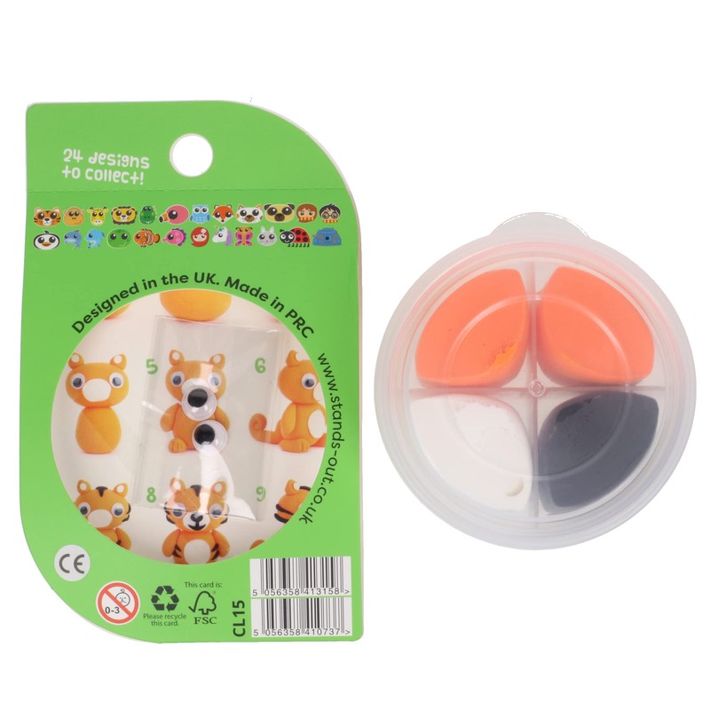 Clay Pals Tiger - Easy Sculpt Fun Fast Air Drying